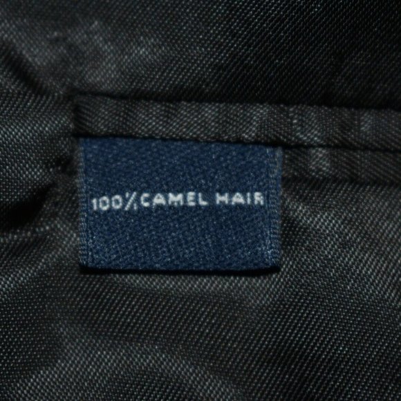 NWT 43R Brooks Brothers 100% CAMELHAIR Black COAT - Picture 8 of 8